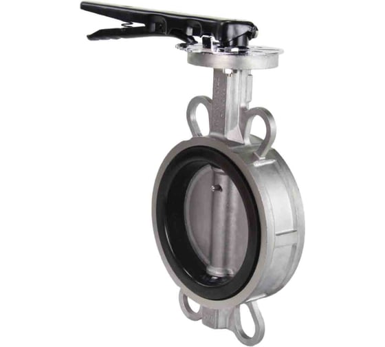 Затвор дисковый поворотный DN.ru 316L-316L-NBR Ду125 Ру16 с рукояткой D050-01451