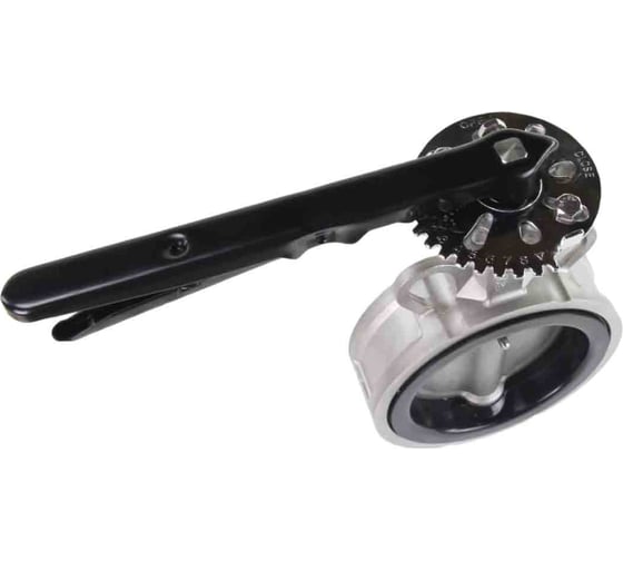 Затвор дисковый поворотный DN.ru 316L-316L-NBR Ду125 Ру16 с рукояткой D050-01451