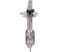 Затвор дисковый поворотный DN.ru 316L-316L-NBR Ду80 Ру16 с рукояткой D050-01584