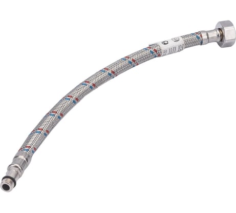 Подводка для смесителей СТМ сталь, 1/2xM10x30 см, штуцер CWFSS030