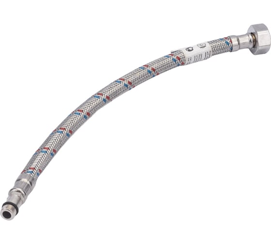 Подводка для смесителей СТМ сталь, 1/2xM10x30 см, штуцер CWFSS030
