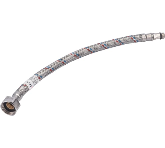 Подводка для смесителей СТМ сталь, 1/2xM10x30 см, штуцер CWFSS030