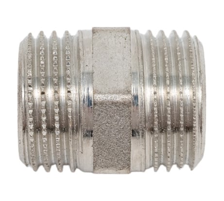 Ниппель ELSEN НН, 1/2, 1/2, TIN латунь, равнопроходной EBF15.12T