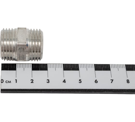 Ниппель ELSEN НН, 1/2, 1/2, TIN латунь, равнопроходной EBF15.12T