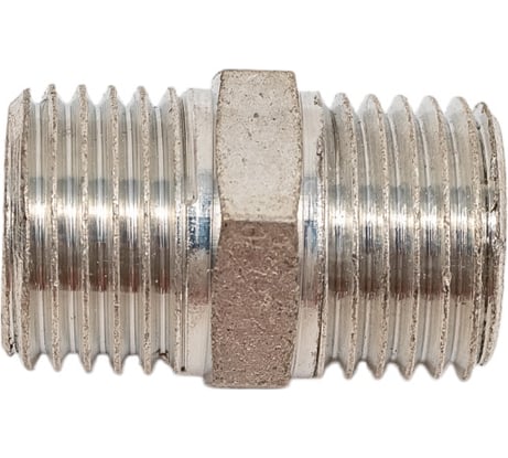 Ниппель ELSEN НН, 1/4, 1/4, TIN латунь, равнопроходной EBF15.14T