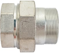 Прямой сгон американка ELSEN НВ, 2, 2, TIN латунь, с плоским уплотнением EBF26.20T