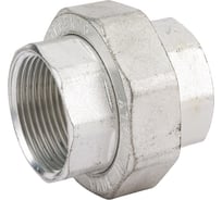 Прямой сгон американка ELSEN ВВ, 1 1/4, 1 1/4, TIN латунь, с плоским уплотнением EBF21.114T