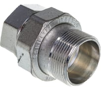 Прямой сгон американка ELSEN НВ, 1 1/2, 1 1/2, TIN латунь, с плоским уплотнением EBF26.112T