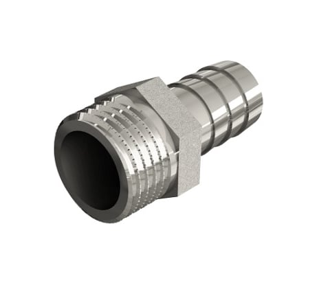 Штуцер ELSEN Н, 1/2, 14, TIN латунь EBF22.12-13T