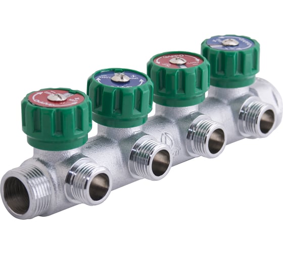 Коллектор регулирующий Gappo ВР-НР 3/4x1/2x4 выхода G1001.04