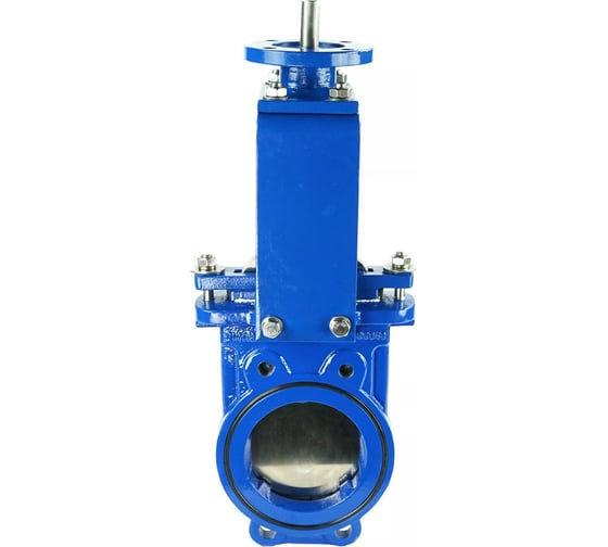 Задвижка шиберная DN.ru GGG40-SS304-NBR-2W-ISO Ду125 Ру10 с голым штоком и ISO-фланцем D040-03161