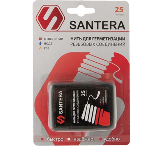 Нить полиамидная с силиконом SANTERA ST San-Lock 25м ST2540