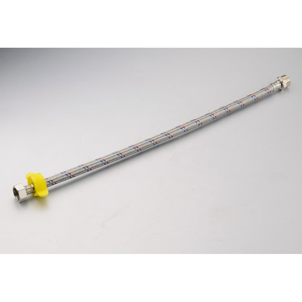 Подводка гибкая для воды Профсан ПСМ 80 см., гайка-штуцер 1/2-1/2 PS ...