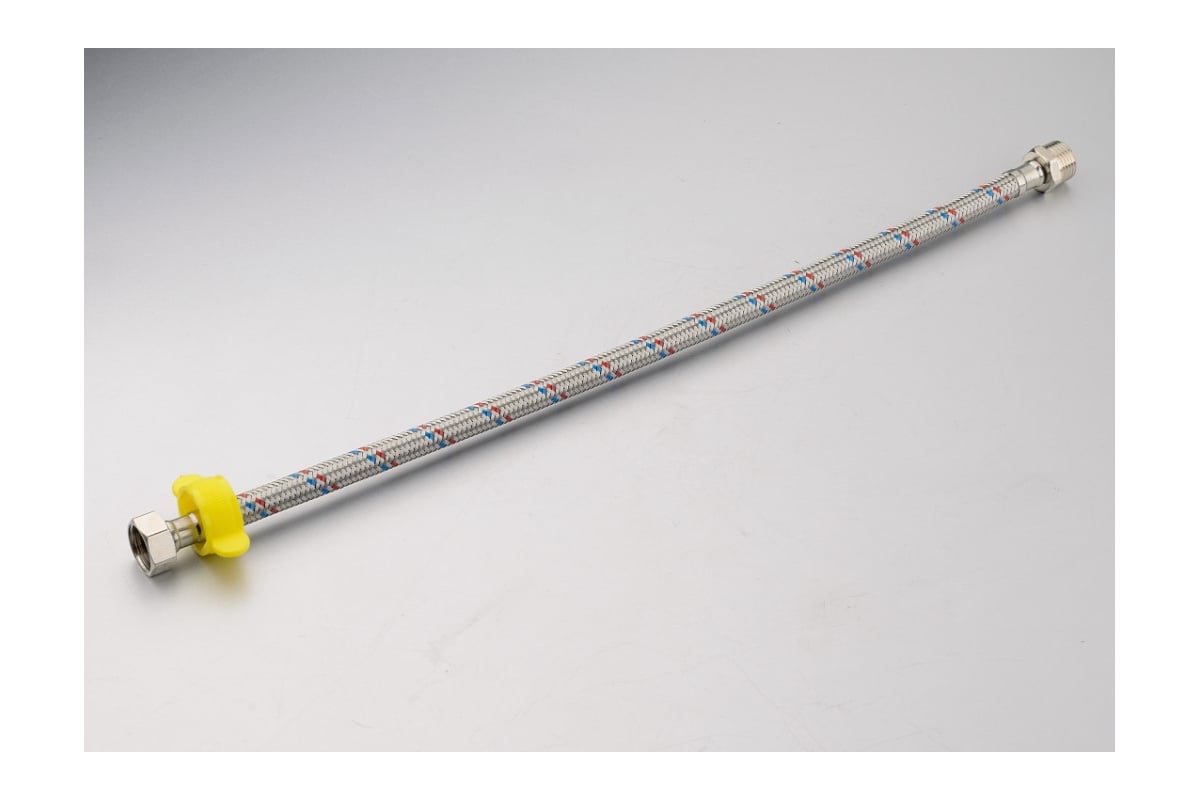 Подводка гибкая для воды Профсан ПСМ 120 см., гайка-штуцер 1/2-1/2 PS ...