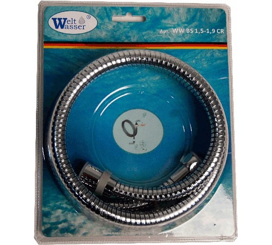 Шланг WeltWasser WW BS 1.5-1.9 CR хром 10000001947 1
