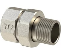Американка прямая RTP, латунь + никель, 1 1/2", еврослот, 41112