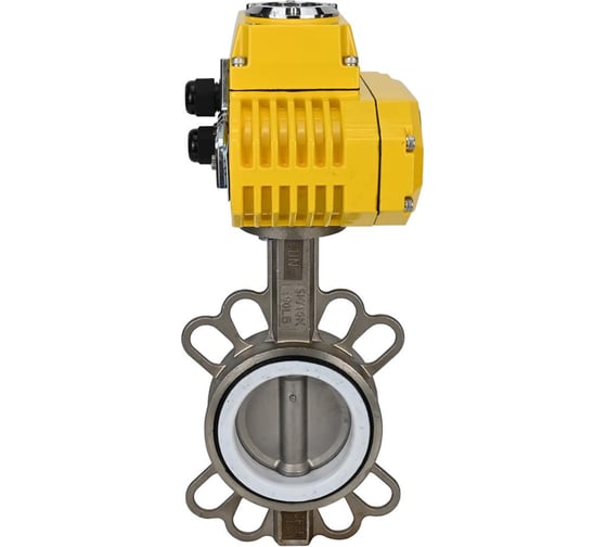 Затвор DN.ru 316L-316L-PTFE Ду250 Ру16 с электроприводом QT-060 220В D050-01668