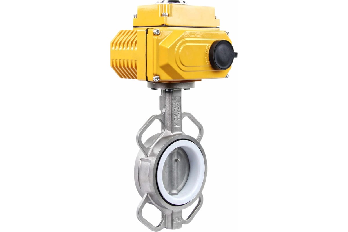 Затвор DN.ru дисковый 316l-316l-ptfe Ду80 Ру16, нерж. сталь ...