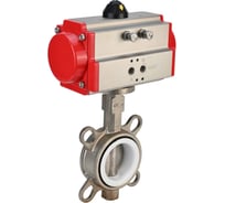 Затвор DN.ru 316L-316L-PTFE Ду200 Ру16 с пневмоприводом D050-01645