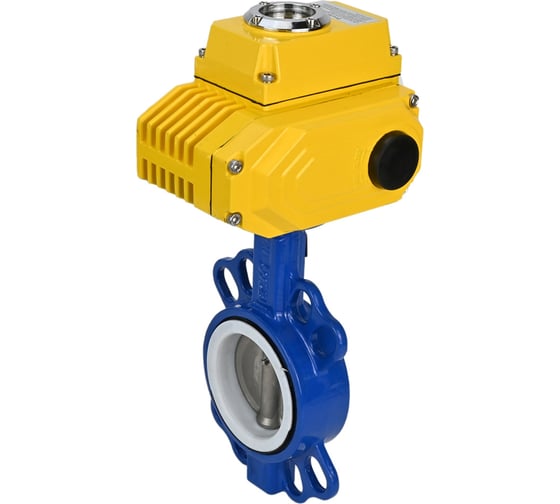 Затвор DN.ru WCB-316L-PTFE Ду250 Ру16 с электроприводом QT-060 380В D050-02339