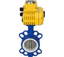 Затвор DN.ru WCB-316L-PTFE Ду300 Ру16 с электроприводом QT-080 220В D050-02354