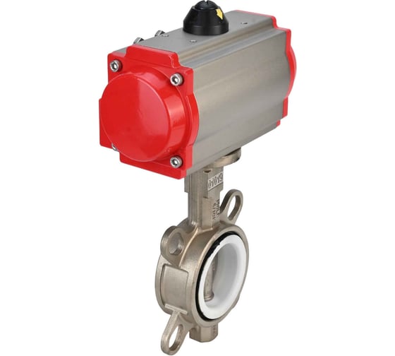 Затвор DN.ru 316L-316L-PTFE Ду300 Ру16 с пневмоприводом D050-01677