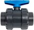 Кран шаровой AQUAVIVA НПВХ DN 63 резьба ВР 2 уплотнение TPV AQVBVE063 54741 4