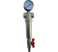 Фильтр механический самопромывной с манометром KROMWELL 1 KW.F60206