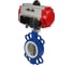 Затвор DN.ru WCB-316L-PTFE Ду40 Ру16 с пневмоприводом, пневмораспределителем D050-02370 2