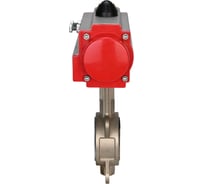 Затвор DN.ru 316L-316L-PTFE Ду80 Ру16 с пневмоприводом D050-01746