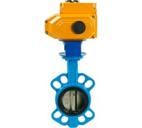 Затвор DN.ru дисковый GGG50-GGG40-EPDM Ду80 Ру16 с электроприводом QT-005 220В D050-01897