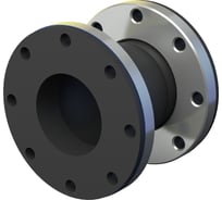 Резиновый фланцевый компенсатор СИБРЕЗИНОТЕХНИКА Резинокордная компенсационная вставка Ду-100 (L 160) EPDM Ру-10 4687206157781