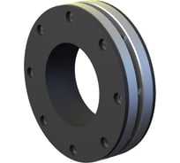 Резиновый фланцевый компенсатор СИБРЕЗИНОТЕХНИКА Резинокордная компенсационная вставка Ду-150 (L 70) EPDM Ру-16 4687206157811