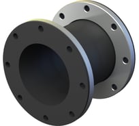 Резиновый фланцевый компенсатор СИБРЕЗИНОТЕХНИКА Резинокордная компенсационная вставка Ду-200 (L 260) EPDM Ру-10 4687206157866