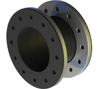 Резиновый фланцевый компенсатор СИБРЕЗИНОТЕХНИКА Резинокордная компенсационная вставка Ду-300 (L 220) EPDM Ру-16 4687206157897