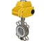 Затвор DN.ru 316L-316L-PTFE Ду50 Ру16 с электроприводом QT-008 380В D050-01720 1