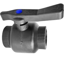 Кран шаровый пластиковый с внутренней резьбой Poliext В1 1/2*В1 1/2 PN16 07040050