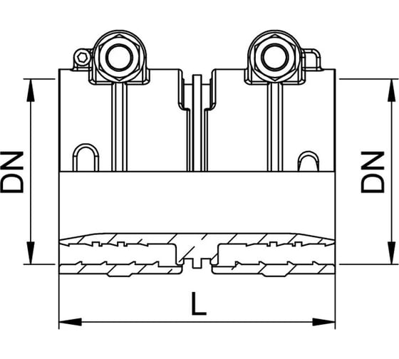 Зажимной соединитель HELA 25x3,5-25x3,5 480102535