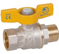 Шаровой кран Giacomini с вн./нар. резьбой 3/4 для газа R734GAX004