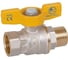 Шаровой кран Giacomini с вн./нар. резьбой 3/4 для газа R734GAX004 1