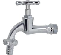 Кран запорный садовый SANTERA хром ST200CR