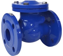 Клапан обратный чугунный поворотный Benarmo Ду100 Ру10/16 фланцевое соединение, диск чуг 019-2740