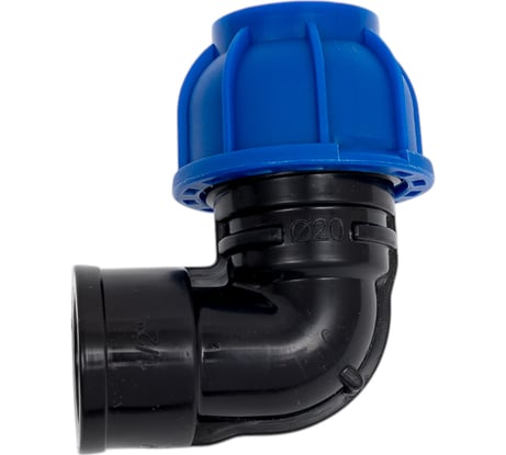 Компрессионный переходной отвод Millennium ПНД 20- 1/2" с внутренней резьбой PFUF2012