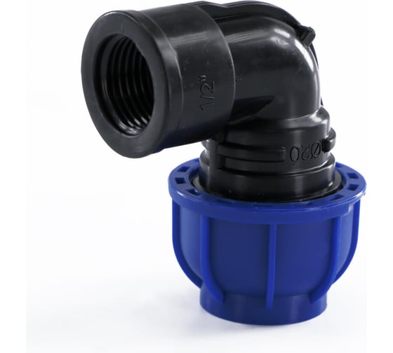 Компрессионный переходной отвод Millennium ПНД 63-11/2" с внутренней резьбой PFUF6340 1