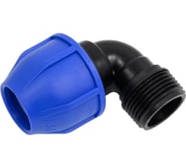 Компрессионный переходной отвод Millennium ПНД 25-1" с наружной резьбой PFUM2510