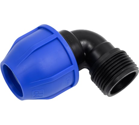 Компрессионный переходной отвод Millennium ПНД 25-1" с наружной резьбой PFUM2510