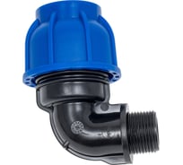 Компрессионный переходной отвод Millennium ПНД 32-3/4" с наружной резьбой PFUM3234