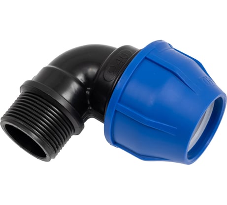 Компрессионный переходной отвод Millennium ПНД 40-1 1/4" с наружной резьбой PFUM4032