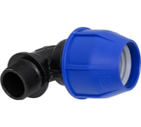 Компрессионный переходной отвод Millennium ПНД 50-1 1/4" с наружной резьбой PFUM5032