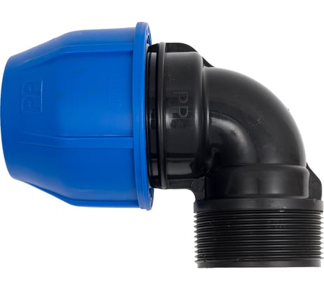 Компрессионный переходной отвод Millennium ПНД 50-2" с наружной резьбой PFUM5050